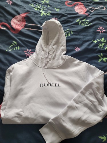 Dorcel white hoodie - white,